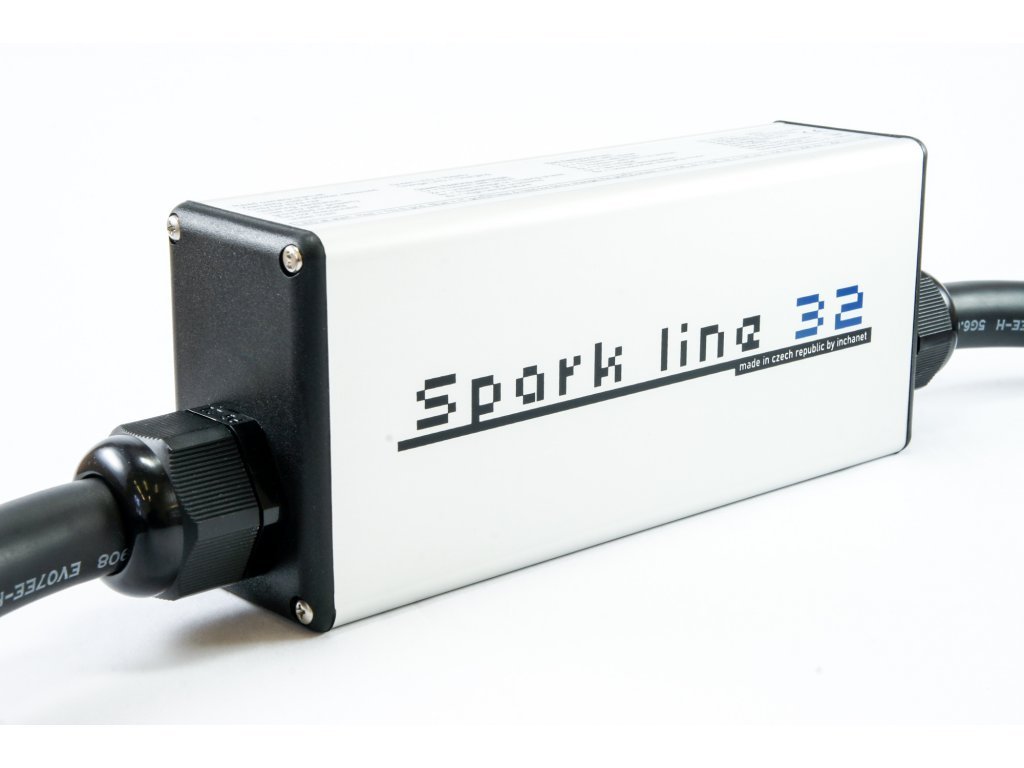 SPARK LINE 32 - cable with control box 22kW, TYPE2-CEE, 32A x 3phases, 5m - Image 5