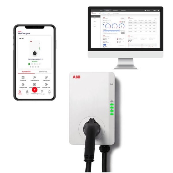 ABB Terra AC 7,4 kW, Type 2 socket + B21 SmartMeter