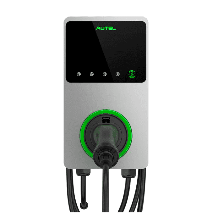 AUTEL MaxiCharger 11kW tethered , AC Wallbox , Cable, APP, RFID, silver colour - Image 1