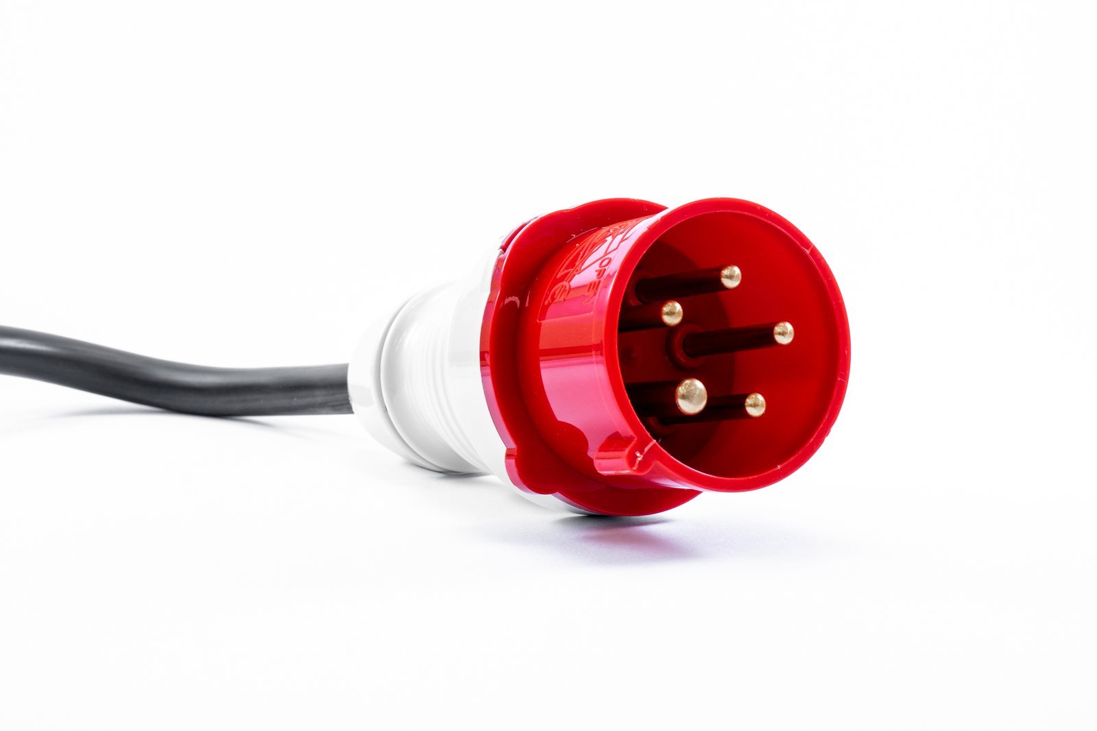 SPARK LINE 16 -  cable with control box 11kW (3X16A), TYPE2-CEE RED, 16A x 3phases, 5m - Image 3