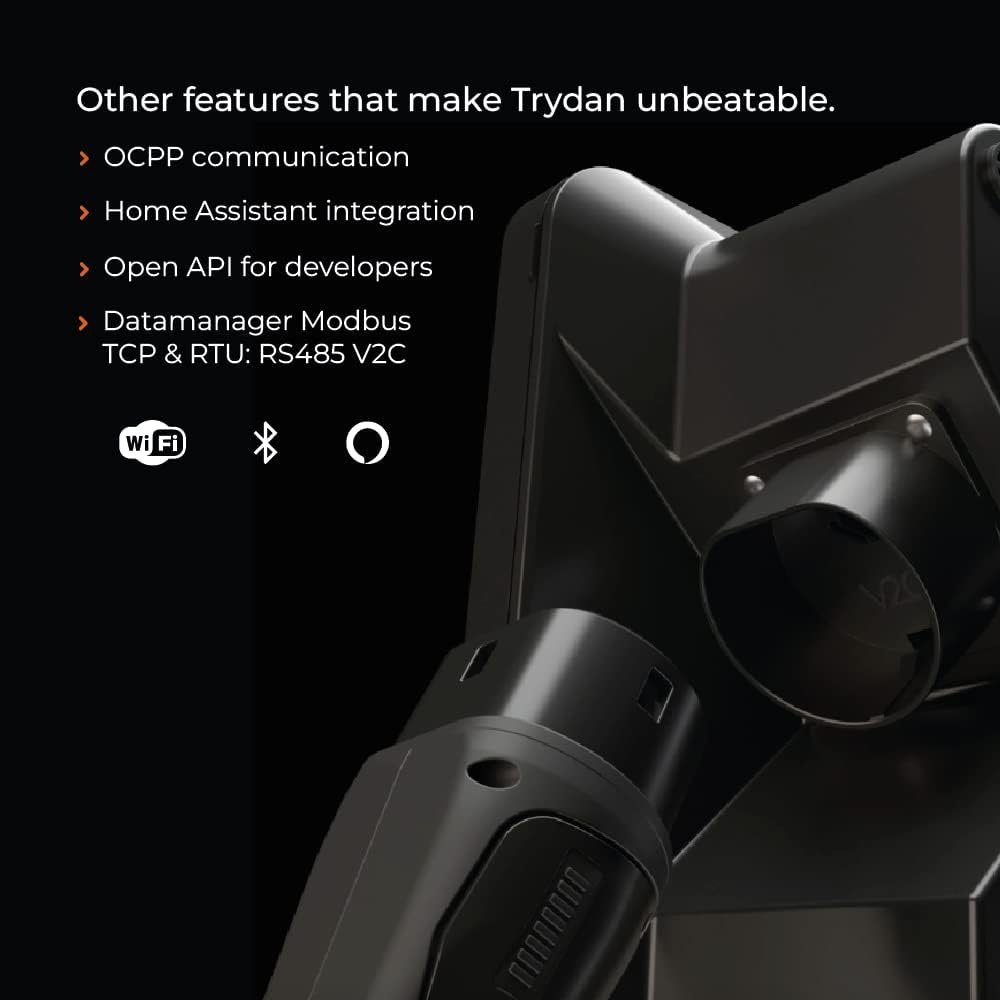 V2C Trydan 22kW socket with Display & DC leak detection, 3 phase - Image 6
