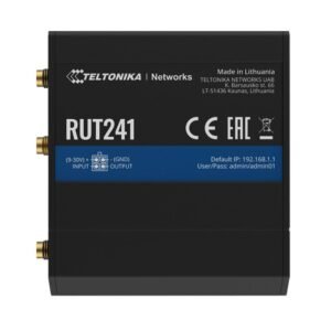 RUT241 Industrial Cellular Router 4G LTE (Cat 4), 3G, 2G, Wi-Fi, WAN Failover, RMS - Image 2