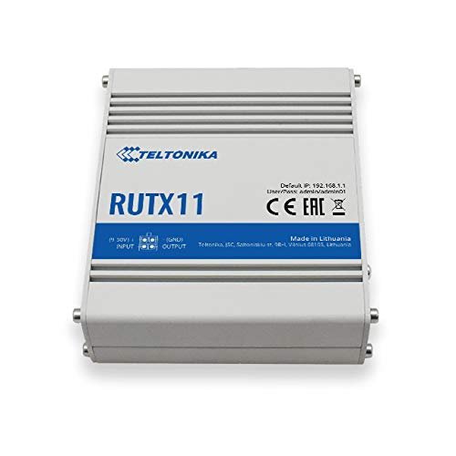RUTX11 Industrial Cellular Router 4G LTE Cat 6, Wifi & BT