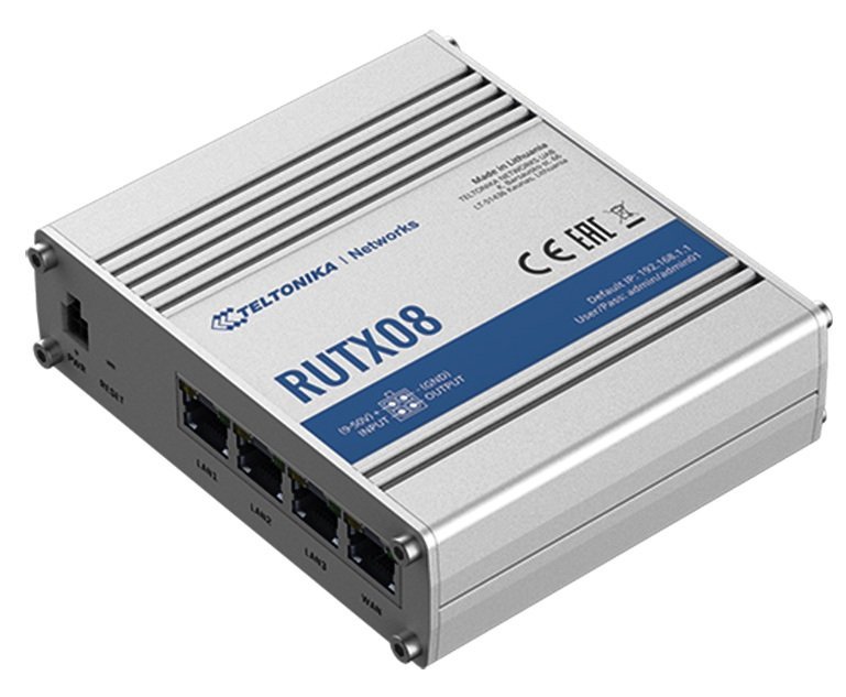 RUTX08 Industrial Ethernet Router, 4 x Gigabit Ethernet, VPN - Image 2