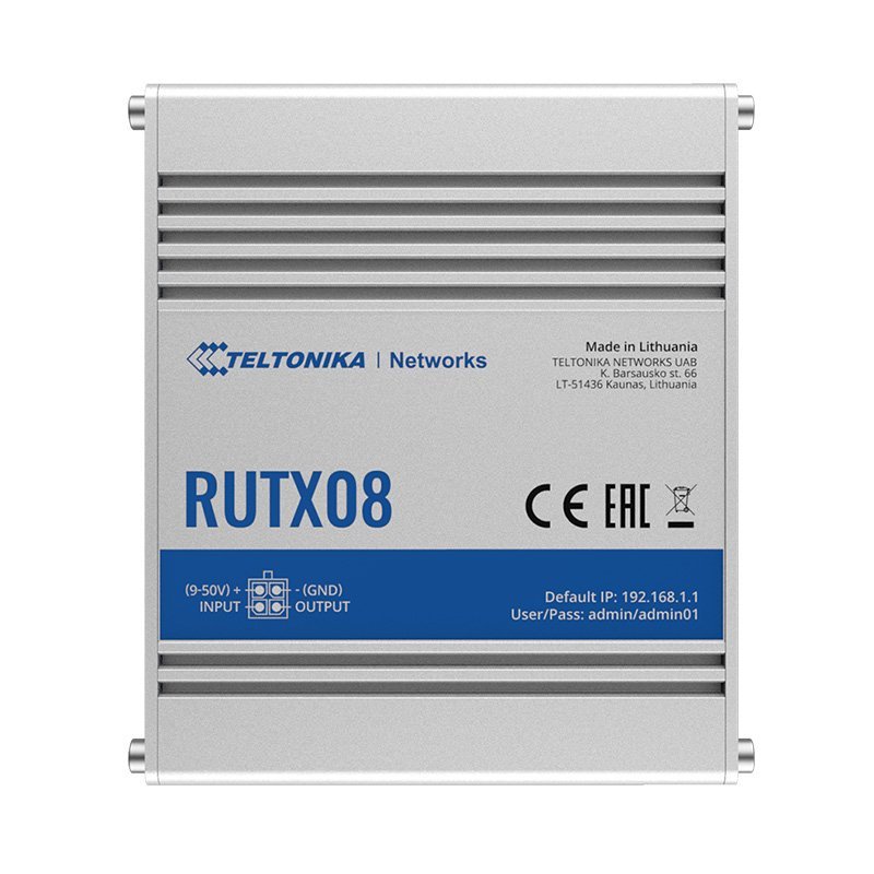 RUTX08 Industrial Ethernet Router, 4 x Gigabit Ethernet, VPN - Image 3