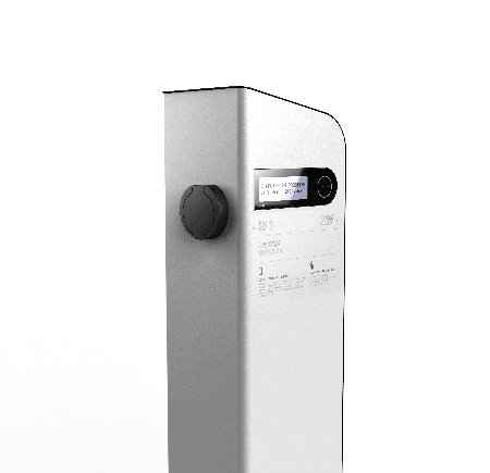 ETREL G6 - Public charging station 2 x 22 kW (3 x 63 A), Type2 socket, 4G