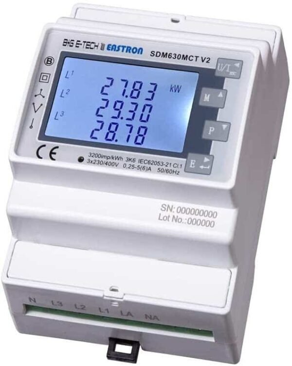 EASTRON SDM630MCT-MODBUS-MID V2 Smart Meter
