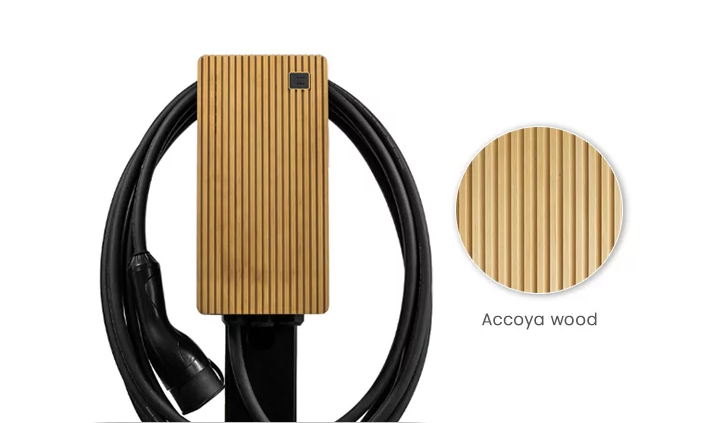 Teltonika Teltocharge with Wood cover 22KW / 3P/ TYPE 2 cable - Image 2