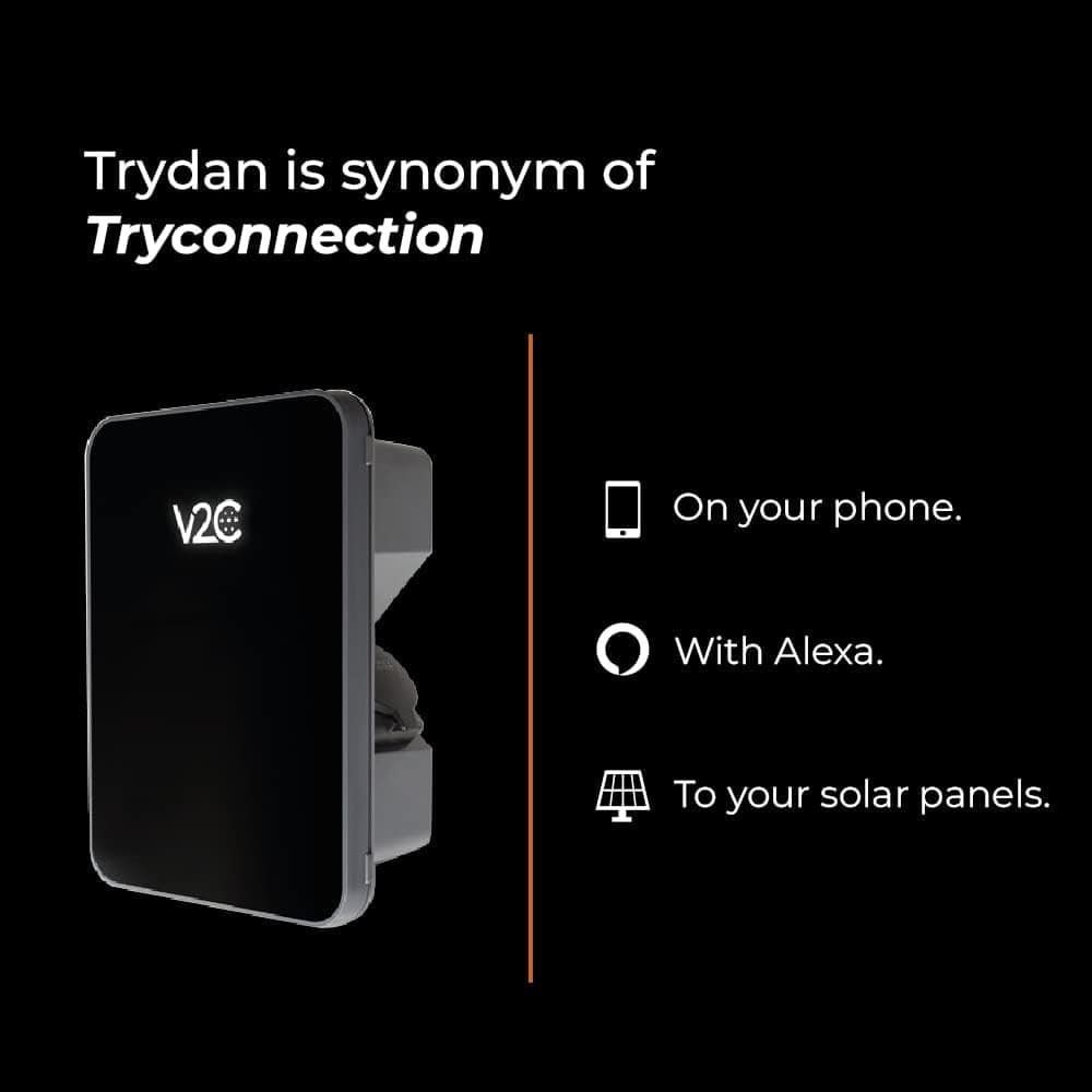 V2C Trydan 22kW socket with Display & DC leak detection, 3 phase - Image 4