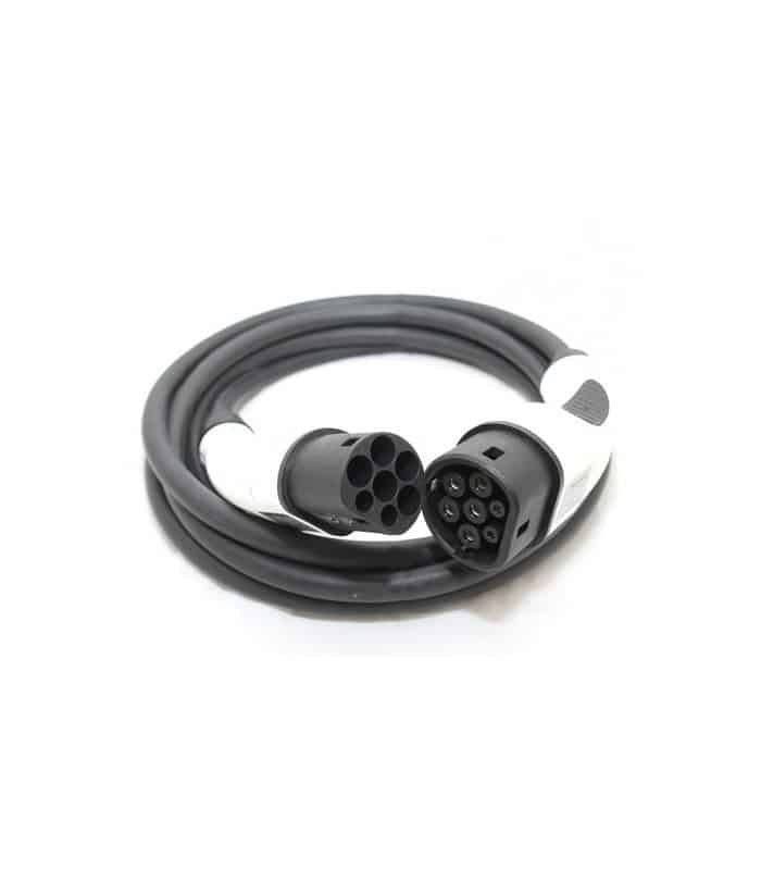 Charging cable Duosida 22kW Type 2 (32Ax3)  - 5m lenght - Image 1