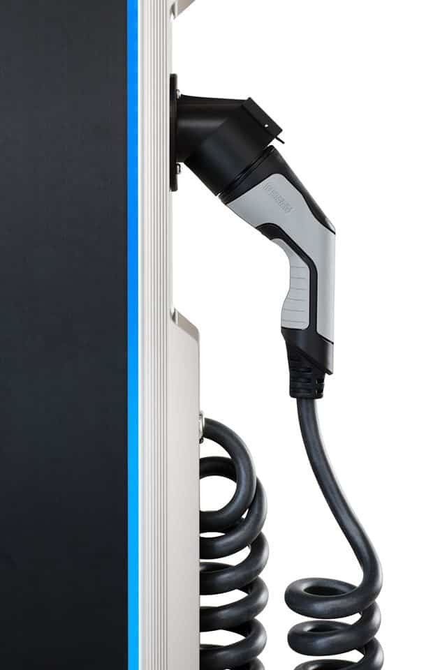 ELINTA CITYCHARGE V2 Plus with Eichrecht certification   - 2×22 kW Type 2 cables, 4G / LAN / Wifi / RFID - Image 2