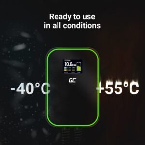 Green Cell Wallbox 22kW with Display & Type 2 socket, RFID - Image 5