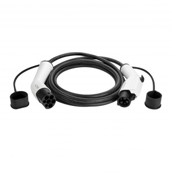 EV Charging Cable 32A, Type 1 to Type 2, 1 phase, 5m