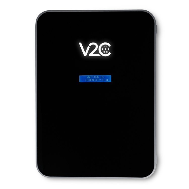 V2C Trydan 22kW socket with Display & DC leak detection, 3 phase - Image 3