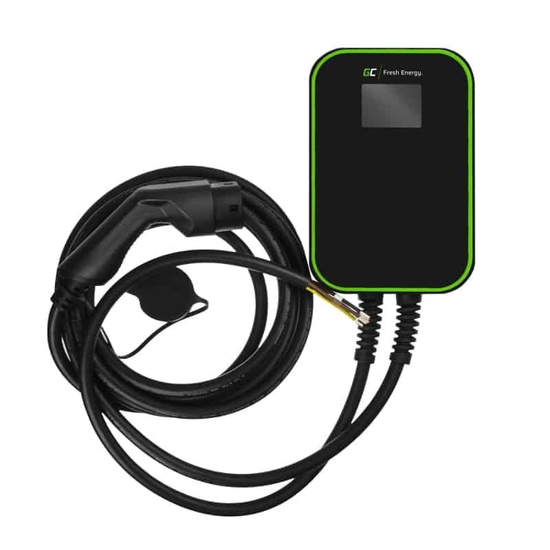 Green Cell Wallbox 22kW with Display & Type 2 cable - 6m lenght - Image 3